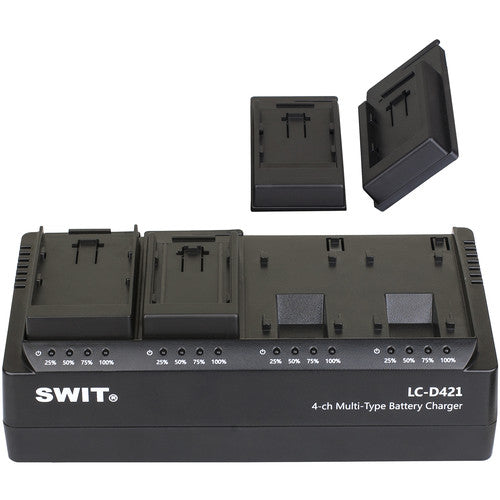 SWIT 4-Ch Simultanoues Chager For The Swit S-8PE6 And Canon LP-E6 Canon 5D/7D