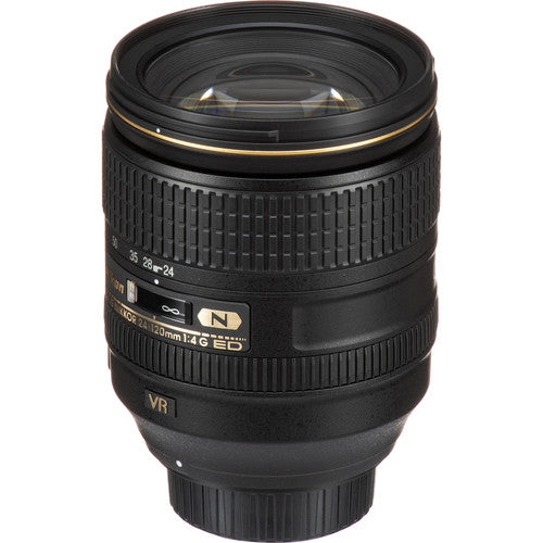 Nikon AF-S NIKKOR 24-120mm f/4G ED VR Zoom Lens with Additional