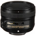 Nikon AF-S NIKKOR 50mm f/1.8G Lens for Nikon Digital SLR Cameras 8 GB bundle