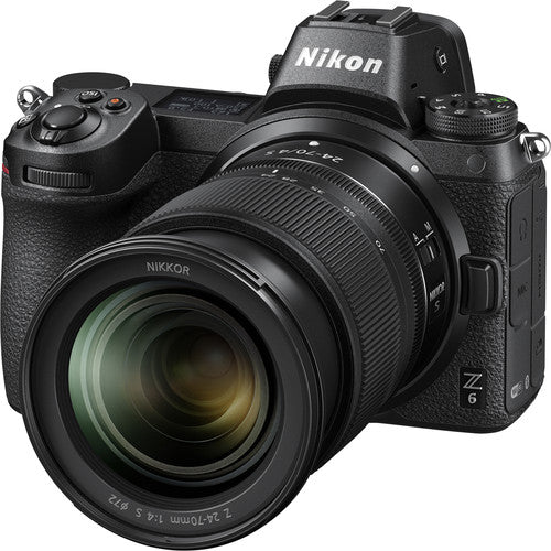 Nikon Z6 Mirrorless Digital Camera with 24-70mm Lens and FTZ Mount Adapter Kit USA