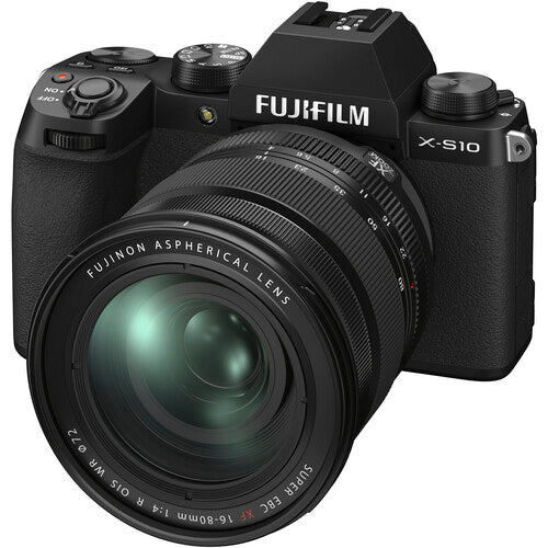 FUJIFILM X-S10 Mirrorless Digital Camera with 16-80mm Lens | NJ