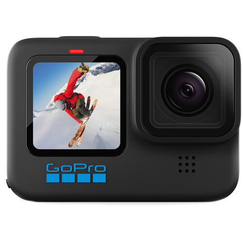 GoPro HERO10 Black Power Bundle with Dual Charger, 3 Extra Batteries, 128GB microSD Card, Cleaning Kit