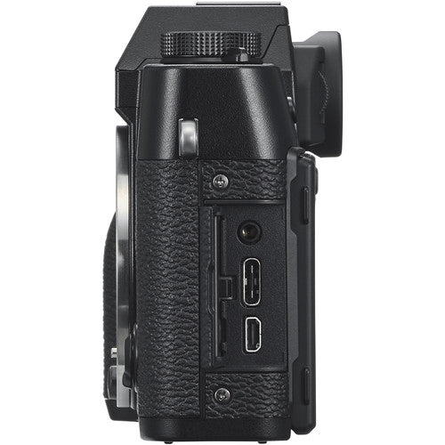 FUJIFILM X-T30 Mirrorless Digital Camera (Body Only, Black) with Sony 64GB Starter Bundle