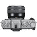 FUJIFILM X-T30 Mirrorless Digital Camera with 15-45mm Lens (Silver)