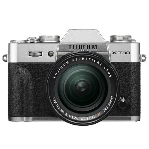 FUJIFILM X-T30 Mirrorless Digital Camera with 18-55mm Lens (Silver)