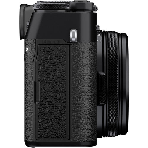 FUJIFILM X100V Digital Camera (Black) with Godox TT350 Flash Deluxe Bundle