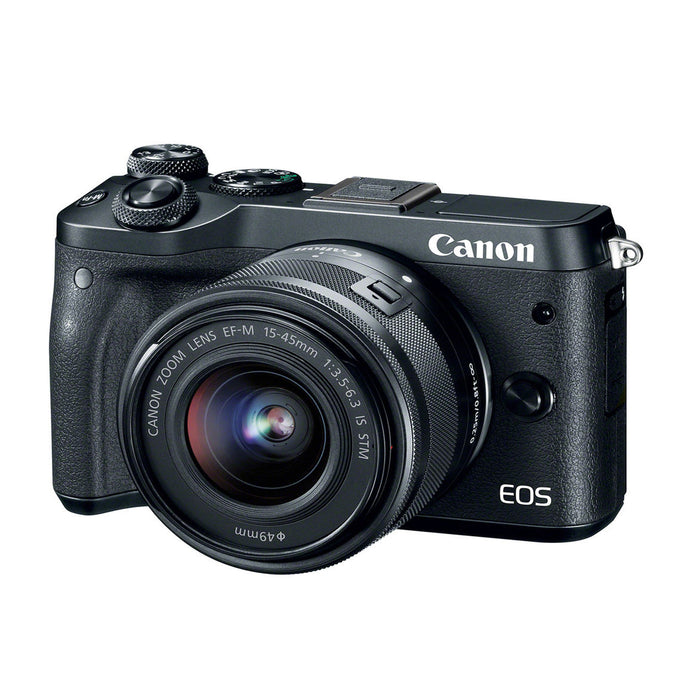 Canon EOS M6 Mirrorless Digital Camera with 15-45mm Lens