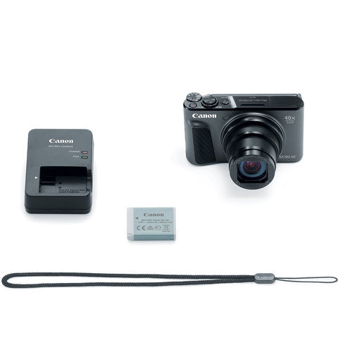 Canon PowerShot SX730 HS Digital Camera (Black) with 64GB SD Cards &amp; Battery Bundle