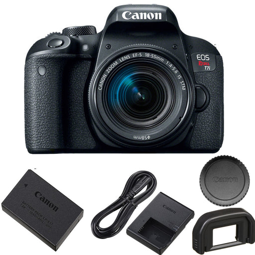 Canon EOS Rebel T7i/800D DSLR Camera with 18-55mm Lens USA