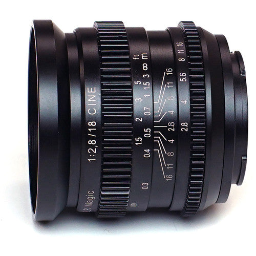 SLR Magic CINE 18mm f/2.8 Lens (Sony E-Mount)