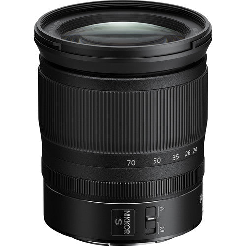Nikon NIKKOR Z 24-70mm f/4 S Lens with 72mm Filter Kit (UV, FLD, CPL)