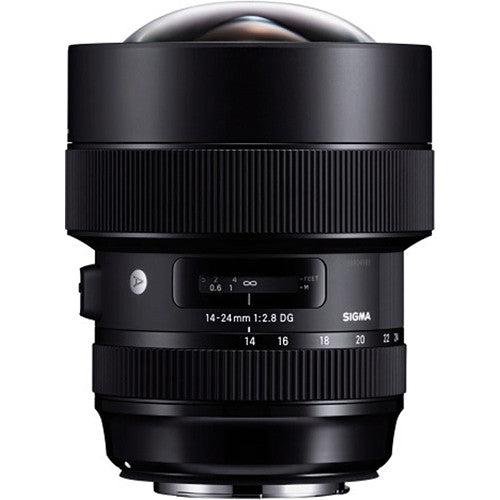 Sigma 14-24mm f/2.8 DG HSM Art Lens for Canon EF with 64GB Memory Card + Manfrotto Camera Bag + Godox V860II-C 2.4G TTL Li-on Battery Camera Flash