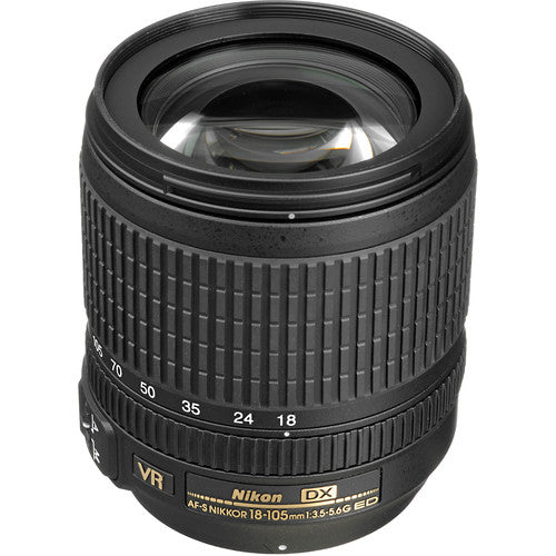 Nikon AF-S DX NIKKOR 18-105mm f/3.5-5.6G ED VR Lens (Open Box)