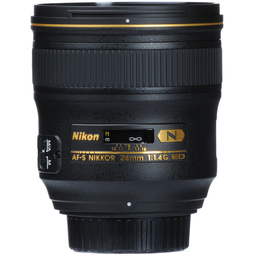 Nikon AF-S NIKKOR 24mm f/1.4G ED Lens Deluxe Bundle