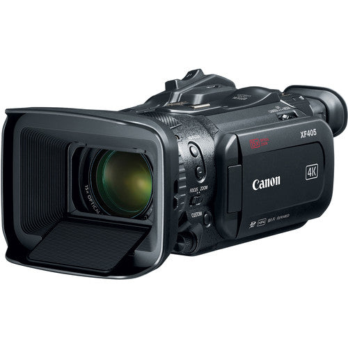 Canon XF405 UHD 4K60 Camcorder with Dual-Pixel Autofocus with 32GB Starter Package