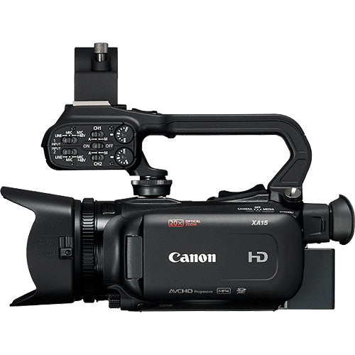 Canon XA15 Compact Full HD Camcorder with SDI, HDMI, and Composite Output with 32GB Premium Accessory