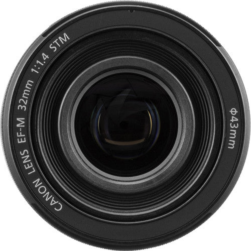 Canon EF-M 32mm f/1.4 STM Lens with Additional Accessories