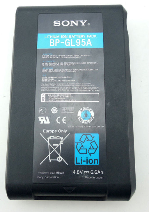 Sony BP-GL95A 14.4V Graphite Lithium-Ion V-Mount Battery (95Wh)