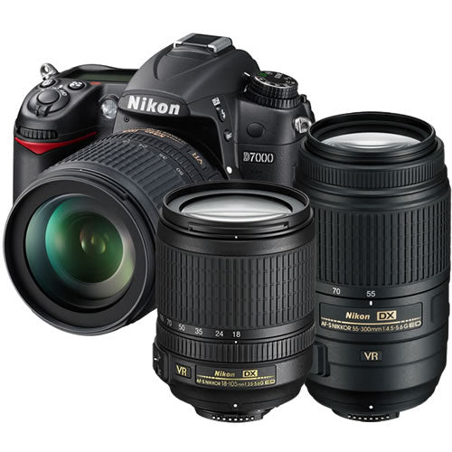 Nikon D7000/D7500 DSLR Camera Bundle with Nikon 18-55mm &amp; 55-200mm VR Lenses