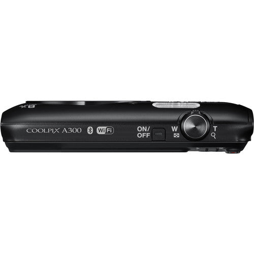 Nikon COOLPIX A300 Digital Camera (Black) | NJ Accessory/Buy