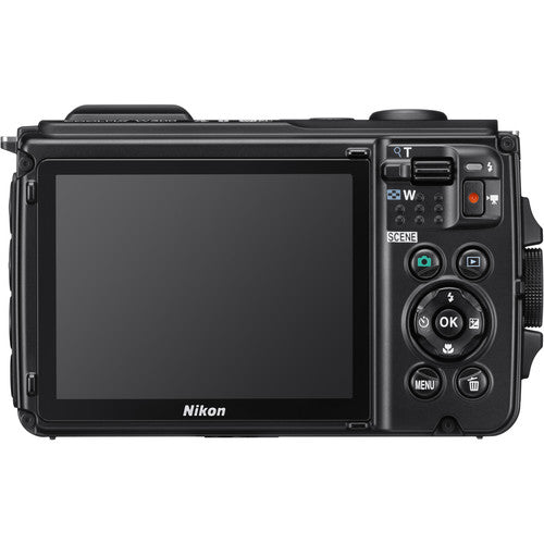 Nikon COOLPIX W300 Digital Camera (Orange/Mix Colors) with 32GB Case Floating Grip Battery Cleaning Kit More