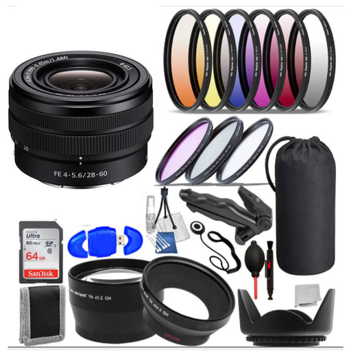 Sony FE 28-60mm f/4-5.6 Lens Professional Bundle