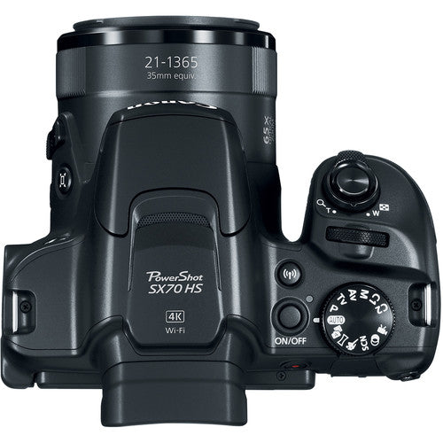 Canon PowerShot SX70 HS Digital CameraSuper-Zoom w/16GB| LED Light &amp; More