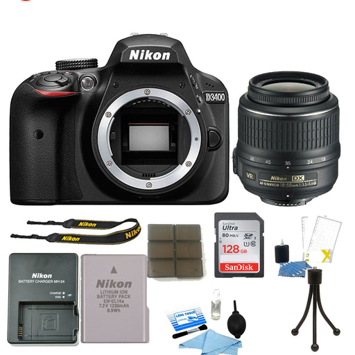 Nikon D3400/D3500 DSLR Camera with 18-55mm &amp; Great Value Kit