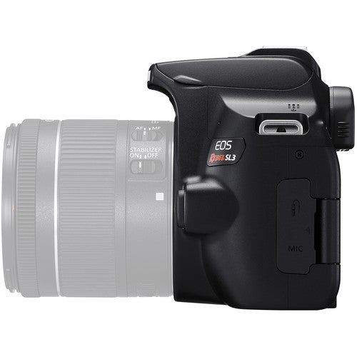 Canon EOS Rebel SL3/250D DSLR Camera with 18-55mm Lens |Flash |EXT BAT Essential Bundle