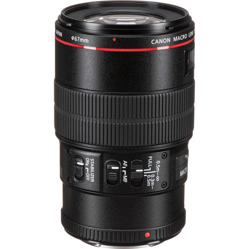 Canon EF 100mm f/2.8L Macro IS USM Lens Essential Bundle