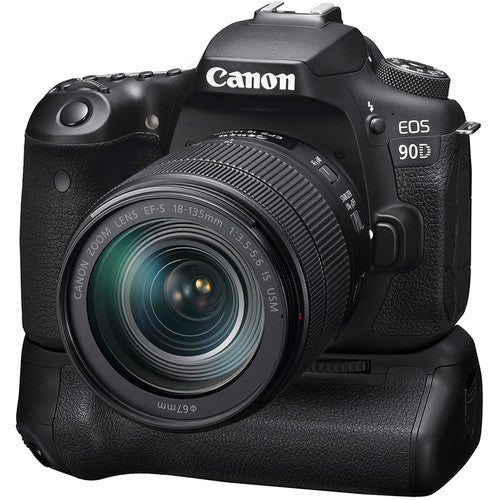 Canon EOS 90D DSLR Camera with 18-135mm Lens with 2x Sandisk 32GB Memory Cards | Canon EOS Case | Tripod | &amp; More