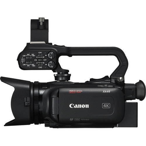 Canon XA45 Professional UHD 4K Camcorder with Essential Package