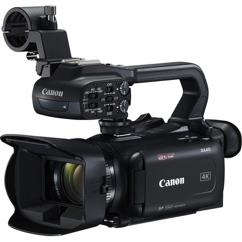 Canon XA40 Professional UHD 4K Camcorder with Sandisk 32GB | 2x Extra Batteries | Microphone &amp; More Package
