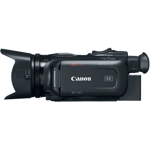 Canon Vixia HF G50 UHD 4K Camcorder (Black) with Accessory Bundle- SanDisk Extreme 64GB SDXC Memory Card + Replacement Battery + More