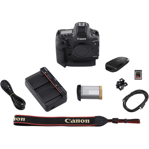 Canon EOS-1D X Mark II DSLR Camera (Body) with Sandisk 64GB CF Card and Sandisk Reader Package Deal