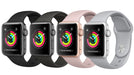 Apple Watch Series 3 38mm Smartwatch (GPS Only, Gold Aluminum Case, Pink Sand Sport Band) New Open Box