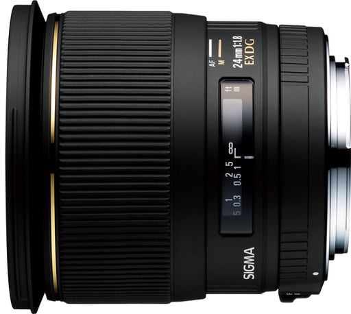 Sigma 24mm f/1.8EX Aspherical DG DF Macro AF Wide Angle Lens F/Nikon