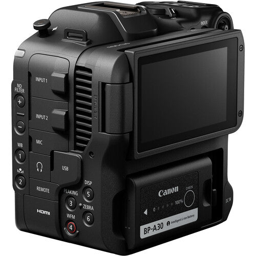 Canon EOS C70 Cinema Camera (RF Lens Mount) with Atomos Ninja V 5 | Sony Headphones |Spare Battery & Tripod Bundle