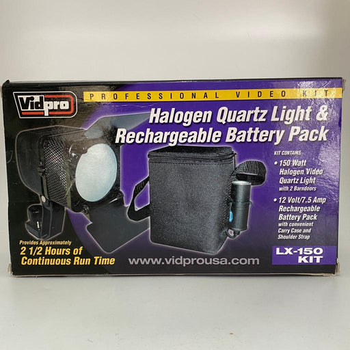 Vidpro LX-150 Halogen Quartz Light Kit