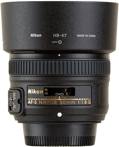 Nikon Nikkor AF-S 50mm F/1.8G AF-D FX Lens
