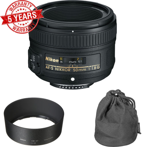 Nikon Nikkor AF-S 50mm F/1.8G AF-D FX Lens USA