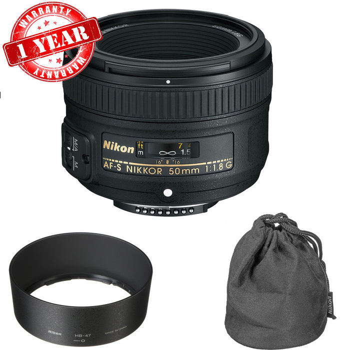 Nikon Nikkor AF-S 50mm F/1.8G AF-D FX Lens | NJ Accessory/Buy
