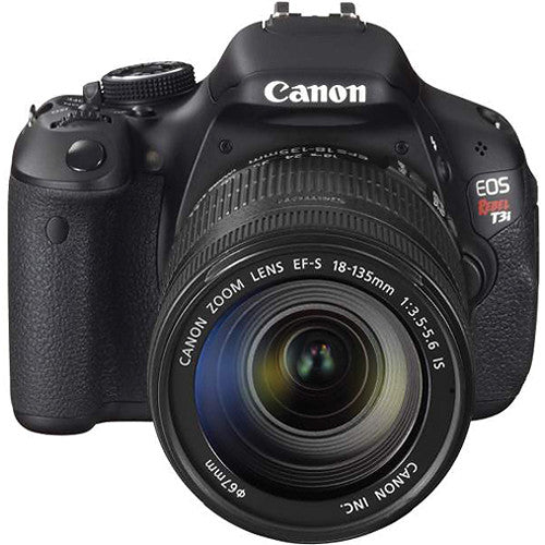 Canon EOS Rebel T3i DSLR Camera with EF-S 18-135mm f/3.5-5.6 IS Lens & Additional Accessories