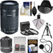 Canon EF-S 55-250mm f/4-5.6 IS STM Lens Zoom Lens with Tripod 3 Filters Hood Kit for EOS 70D, Rebel T3, T3i, T4i, T5, T5i, SL1 DSLR Cameras