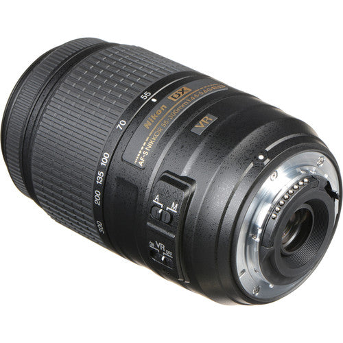Nikon AF-S DX NIKKOR 55-300mm f/4.5-5.6G ED VR Lens with 58MM Essential  Bundle