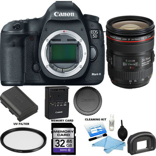 Canon EOS 5D Mark III / IV DSLR Camera with 24-70mm Lens USA