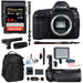 Canon EOS 5D Mark III / IV DSLR Camera (Body Only) Canon BG-E20 Grip, Sandisk Extreme 64GB U3 Card, Polaroid LED Video Light Bundle