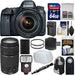Canon EOS 6D Mark II DSLR Camera with 24-105mm f/4L II Lens & Canon 75-300mm III Essential Bundle