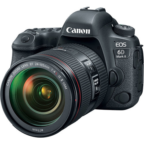 Canon EOS 6D Mark II DSLR Camera with 24-105mm f/4 Lens Is II USM USA