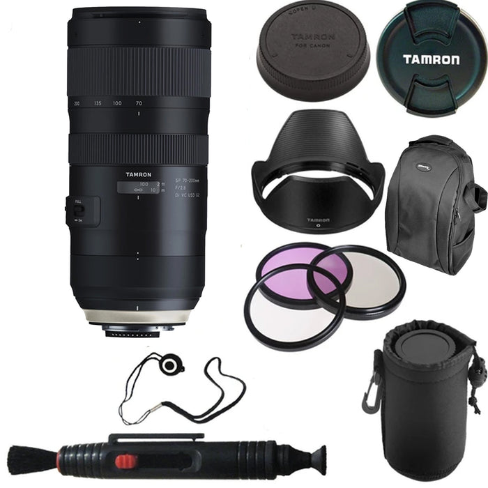 Tamron SP 70-200mm f/2.8 Di VC USD G2 Lens for Nikon F With Pouch & Filter  UV